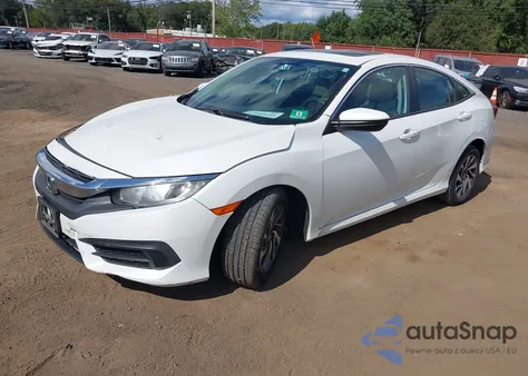 2016 Honda Civic Ex from USA, damaged, VIN 19XFC2F76GE242147